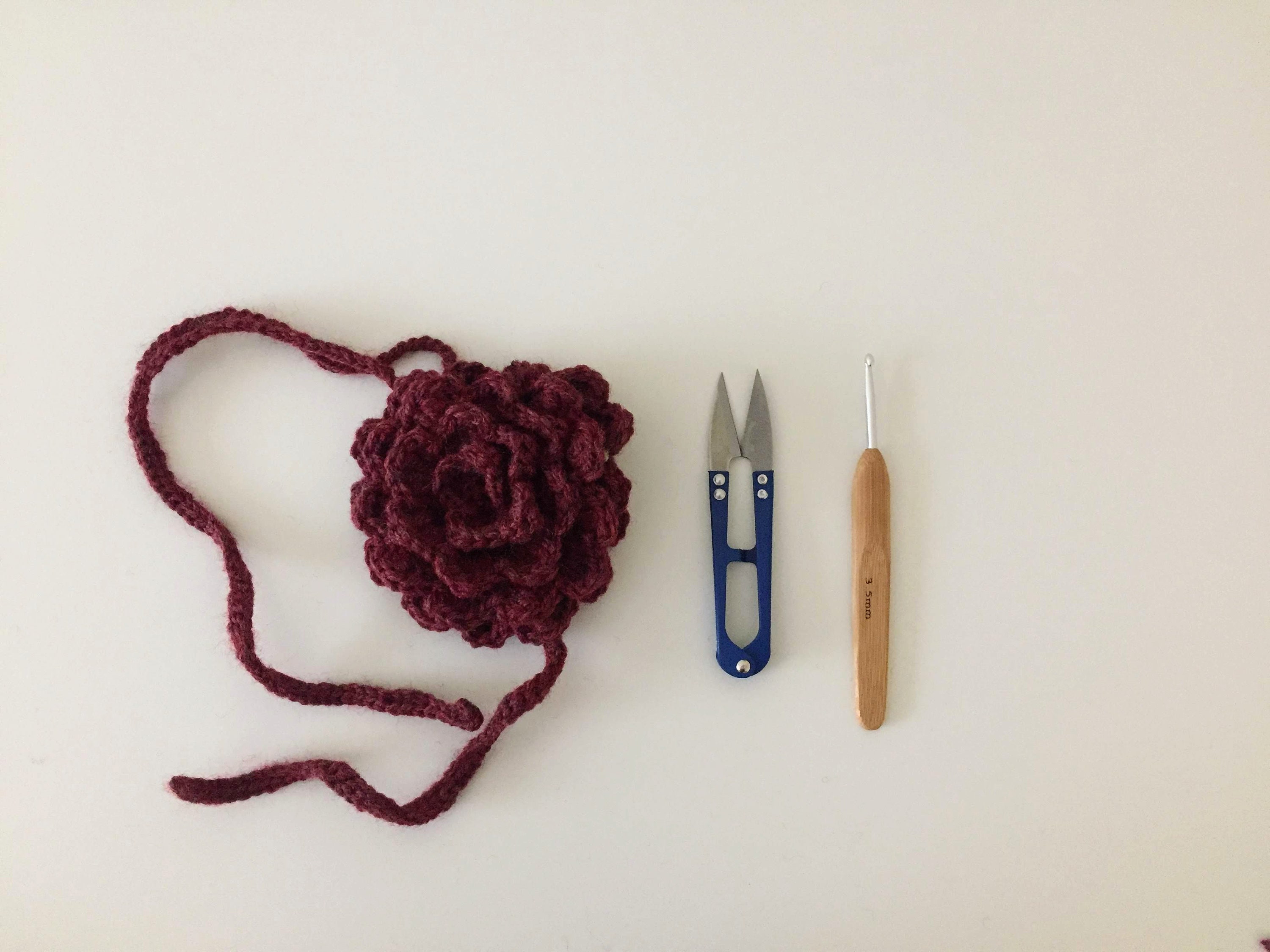Crochet Flower Headband PDF Pattern, Instant Download Crochet Tutorial, Digital Download Crochet Photo Ebook, Easy Crochet DIY Hair Band - Thumbnail 7