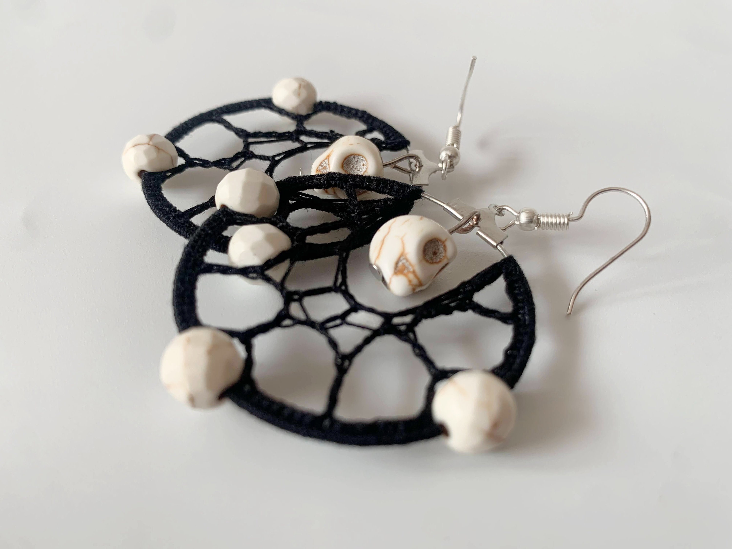 Crochet Earrings Pattern, Beaded Hoops Crochet Pattern, Jewelry Making Crochet Tutorial,  Beginner Friendly PDF Pattern, Earrings Tutorial - Thumbnail 7