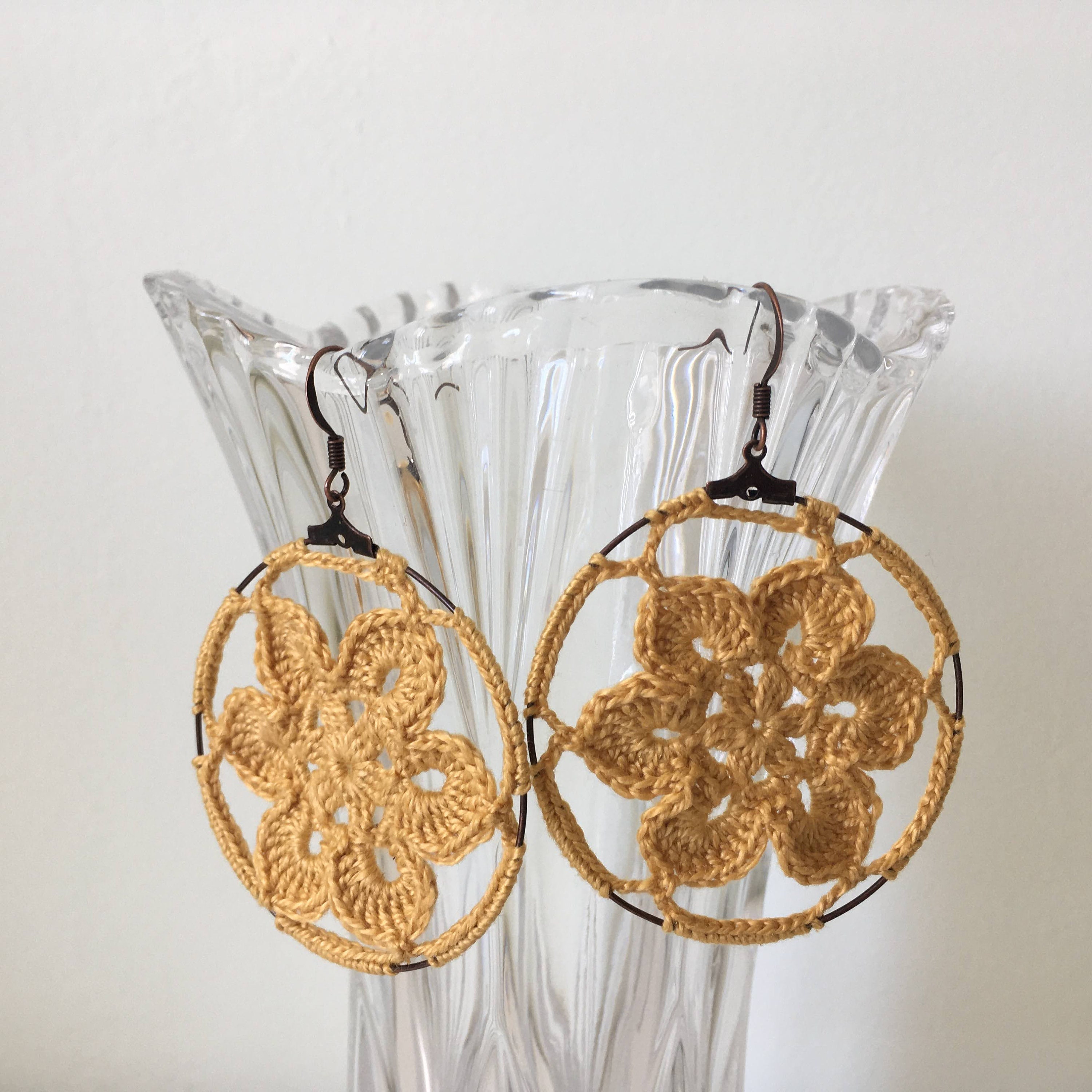 Crochet Earrings PDF Pattern, Micro Crochet Tutorial, Crochet Earrings PDF File, Instant Download Crochet Jewelry PDF, Digital Photo Ebook - Thumbnail 3