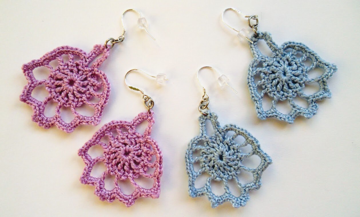 Angel Earrings Crochet PDF Tutorial, Crochet Earrings Pattern, DIY Crochet Jewelry, Crochet Photo Ebook, Instant Download Crochet Pattern - Thumbnail 7