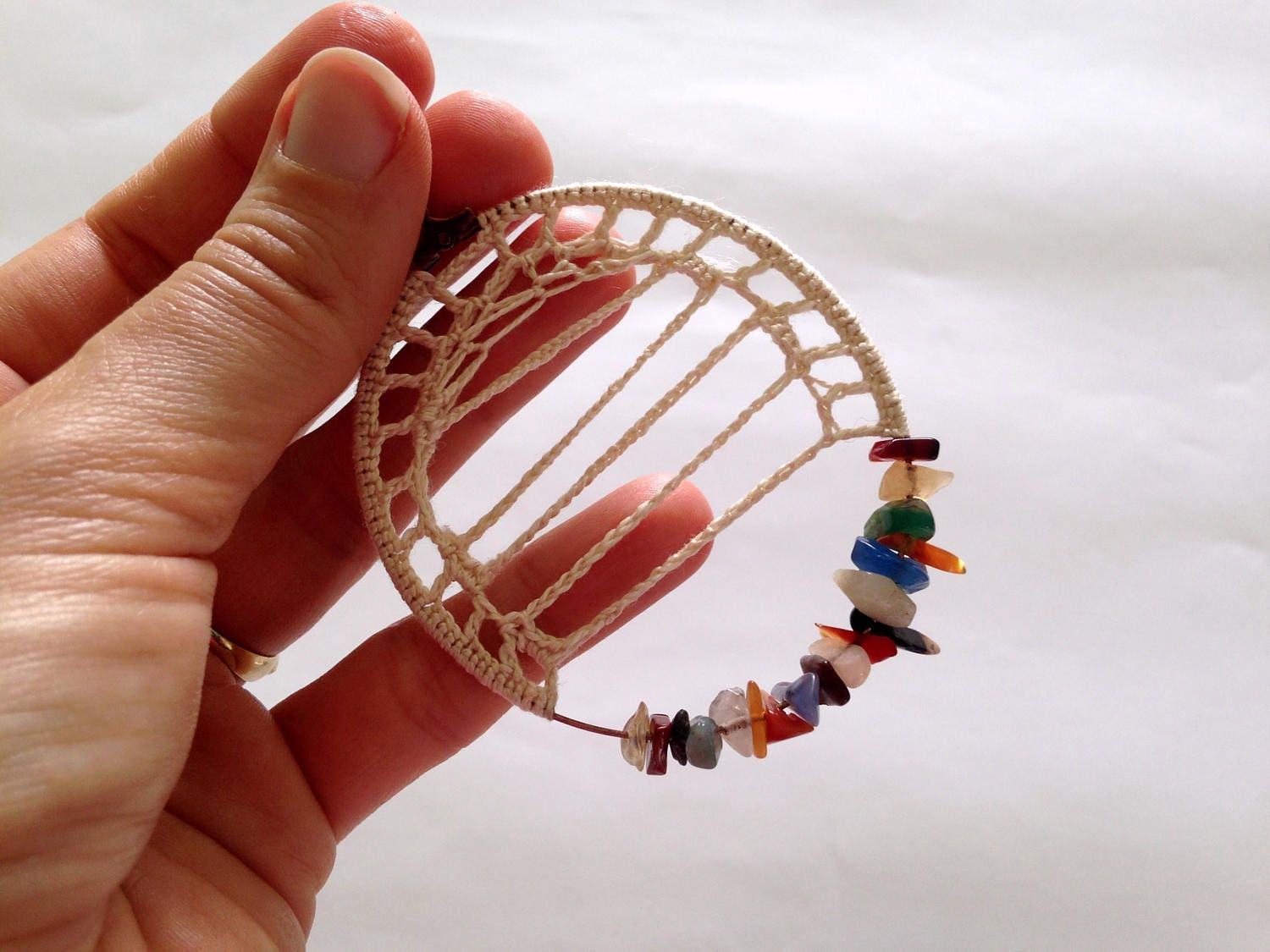 Crochet Earrings Pattern, Beaded Hoop Earrings Crochet Ebook, DIY Crochet Jewelry Tutorial, Instant Download Jewelry Making PDF Pattern - Thumbnail 4