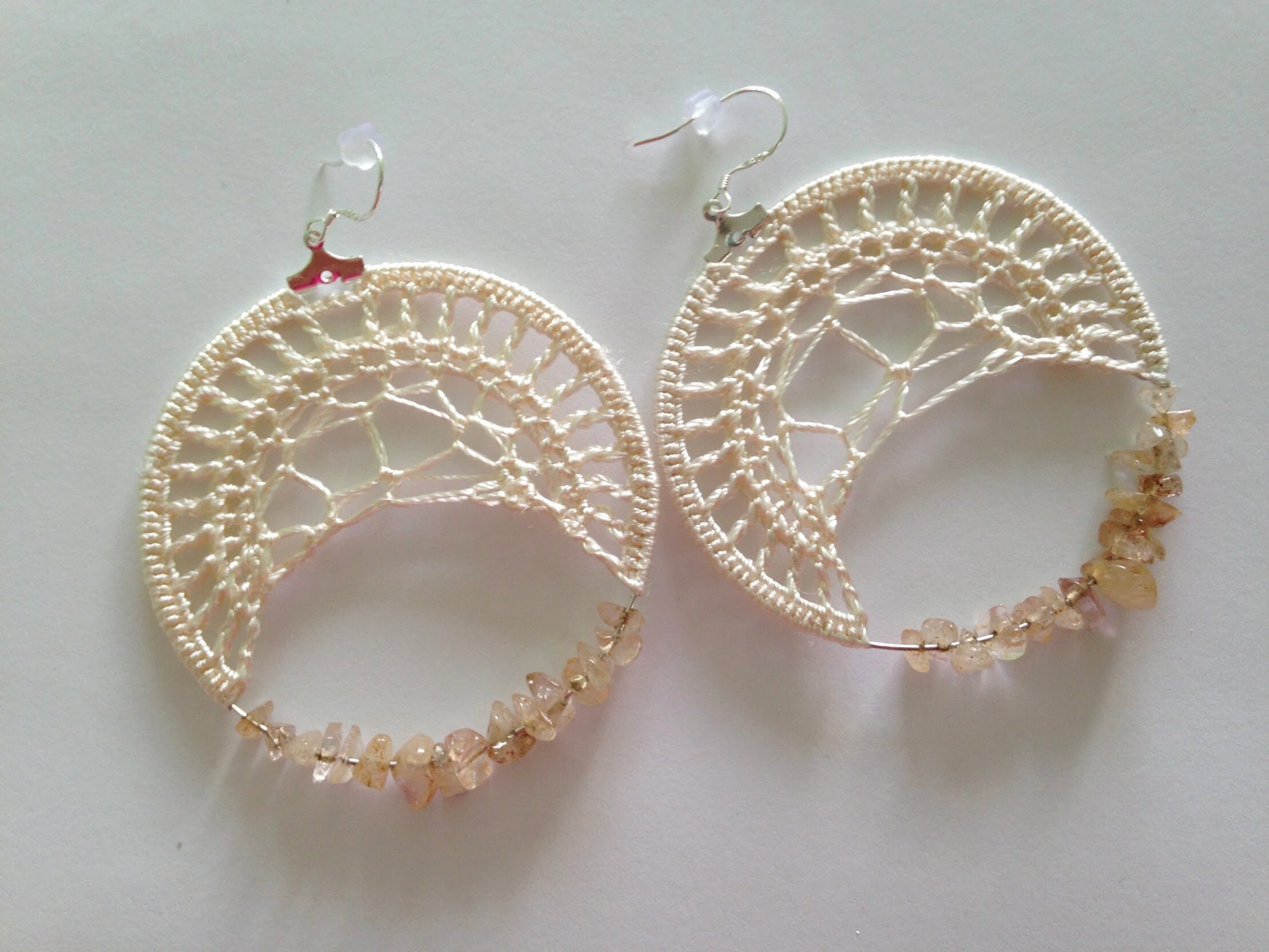 Bundle of 9 Crochet Hoop Earrings PDF Tutorials, Instant Download Crochet Pattern, Jewelry Making Photo Ebook, DIY Earrings Crochet Tutorial - Thumbnail 6