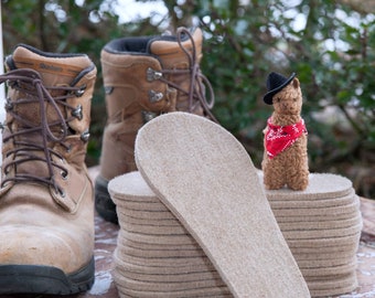 Alpaca Insoles – Natural Wool Radiant Heat, Cozy Warmth