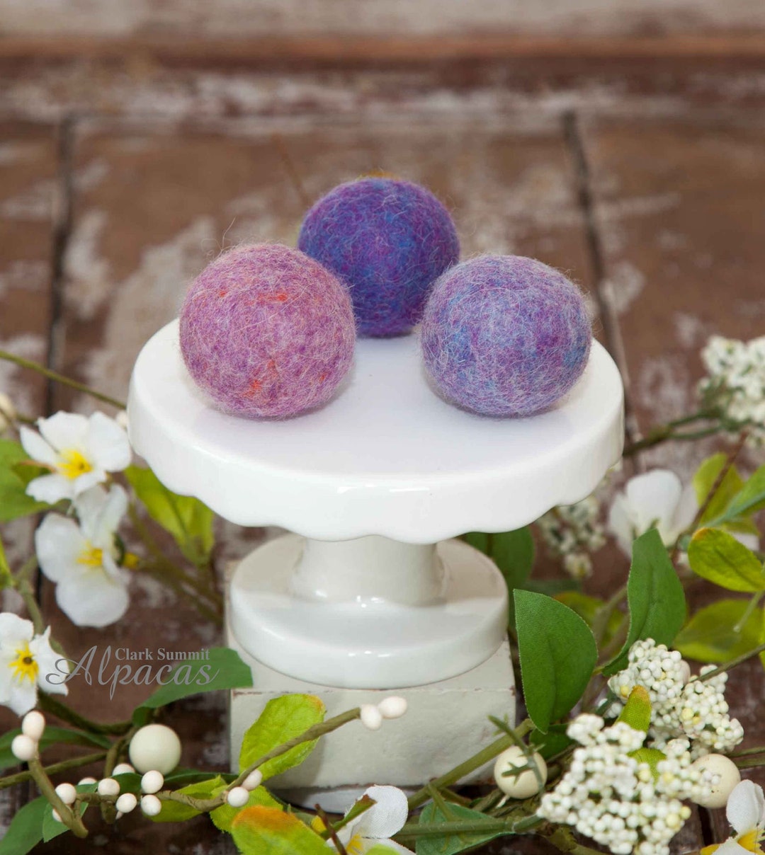 Felted Alpaca Cat Toy Balls – Natural Wool, Rattle Toy, Set of 3 - Etsy