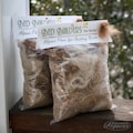 2 Pack Bird Nesting Materials - Natural Alpaca Fiber Wool for Suet Cage or Grapevine Ball - 2 Quart Size Bags - Unique Gift for Bird Lovers