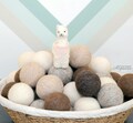 Alpaca & Wool Dryer Balls – All Natural Laundry, Eco-Friendly 4-Pack