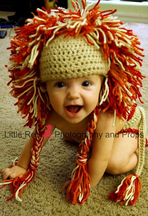 baby lion hat