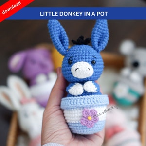 PDF Burrito En Una Olla para el día de Pascua Libro de Ganchillo, Archivo PDF Patrón Amigurumi Patrones Rápidos, Patrón Amigurumi