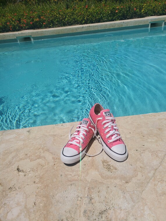 Adult Bubblegum Pink Converse - Etsy Adult Bubblegum Pink Converse - Etsy