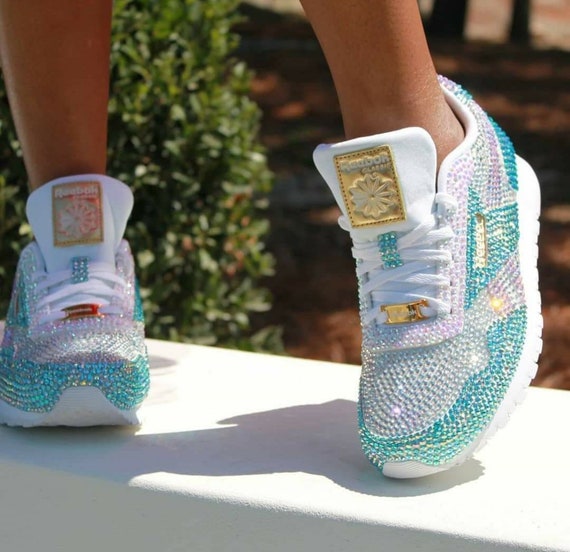 bedazzled tennis shoes