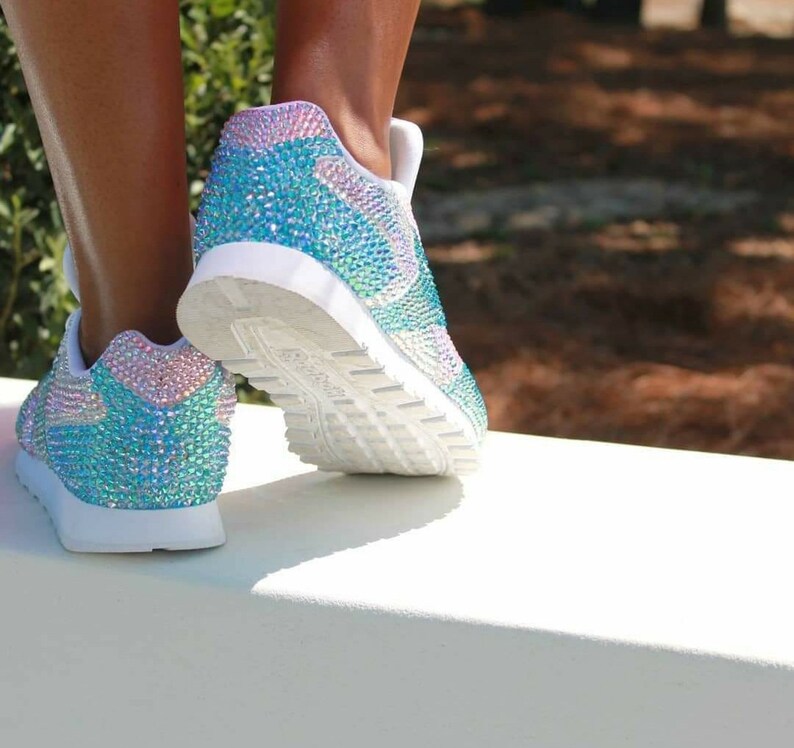 bedazzled tennis shoes