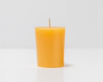 72 Votive Candles - 100% Pure Natural Beeswax