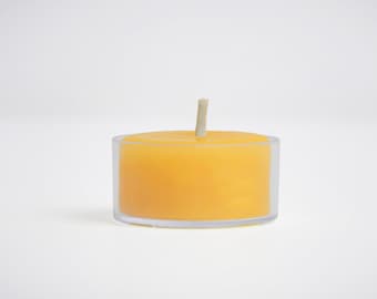 400 Tealight Candles - 100% Natural Beeswax