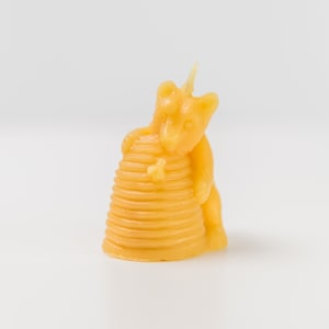 Bear and Beehive - 100% Natural Beeswax Candle