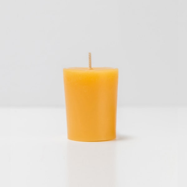 9 Votive Beeswax Candles - 100% Pure Natural