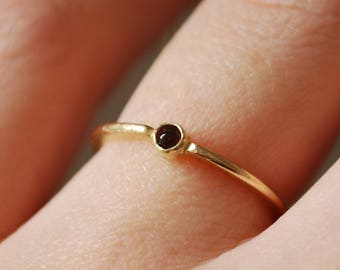 Hammered gold wedding ring for women, minimalist band, stacking ring ruby, sapphire engagement ring emerald, Best selling item handmade