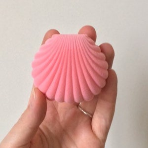 Pink or white shell shaped box, small ring box, gift packaging, proposal ring box, romantic gifts JUST THE BOX, Best selling item handmade