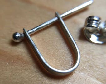 Sina earring | Sterling silver ear cuff | Wrap around earring horseshoe | Best selling item handmade | Cold weather accessories