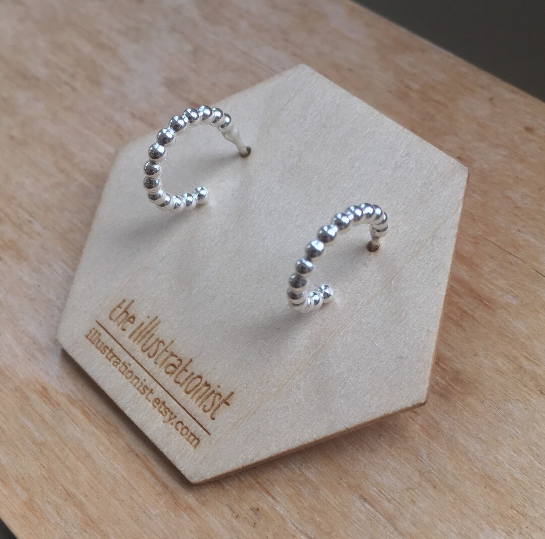 Tami Silver Tami Earrings | Eco Sterling Silver Minimalist Hoop Earrings | Best ...