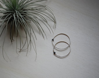 Handmade Eco sterling silver ring, tiny silver dot, minimal stacking ring layering, Best selling item handmade | Winter jewelry