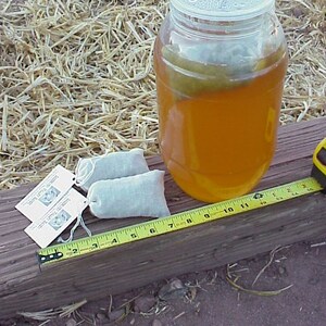 Navajo-Churro Organic Sheep Manure 4x6 Tea Bags Make Organic Manure Compost Tea FREE SHIPPING image 2