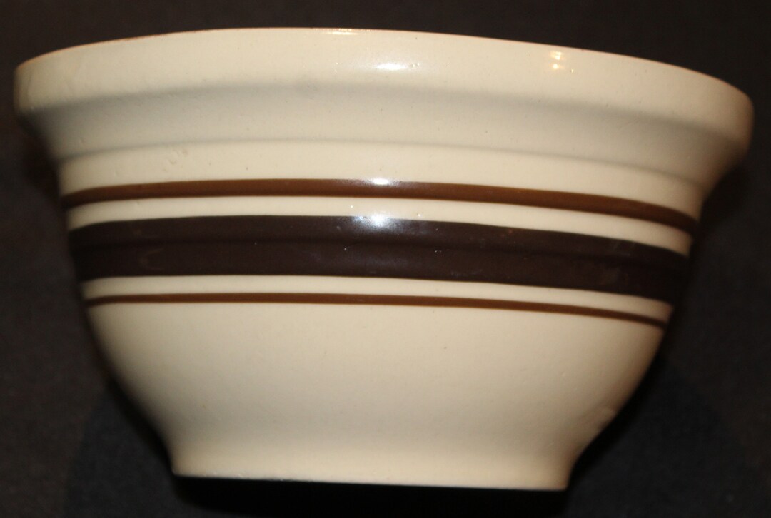 Roseville Ohio Oven Proof Pottery Mixing Bowl Etsy
