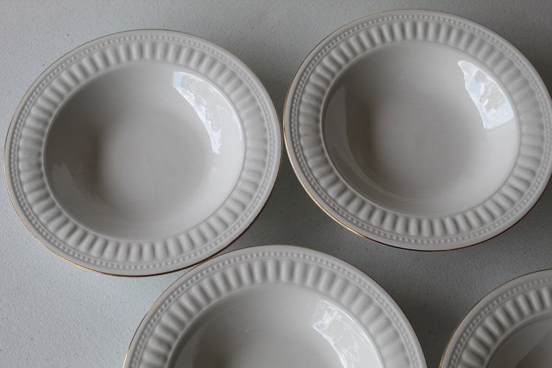 Oneida Athena Gold Majesticware Set of Six Large Soup or Pasta Etsy