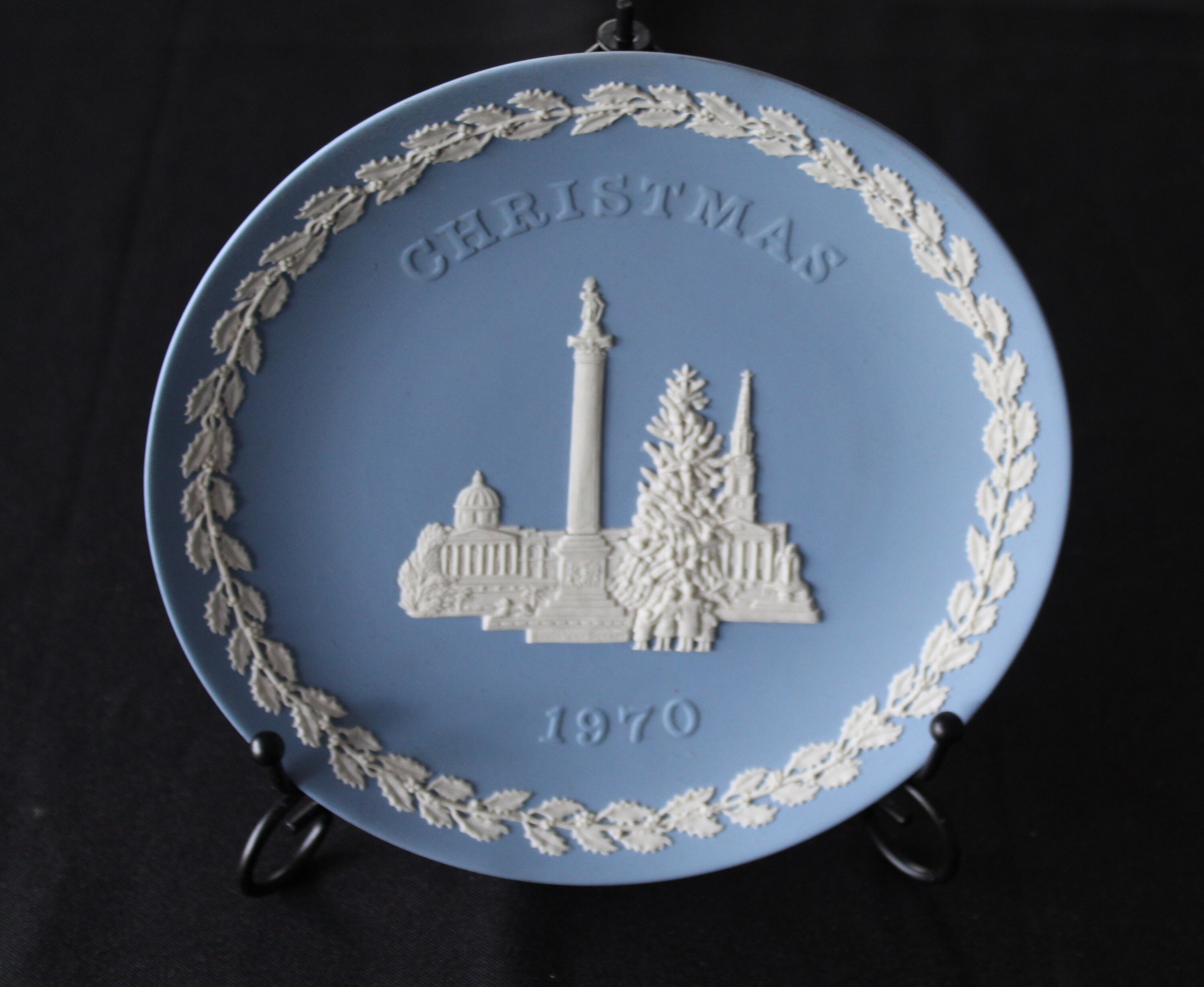 Wedgwood 2022 Christmas Plate Wedgwood Jasperware Trafalgar Square 1970 Christmas Plate | Etsy Ireland