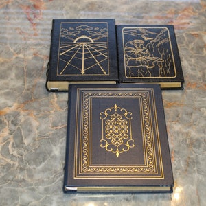 Easton Press Set Of Three Leather Bound Collectors Books