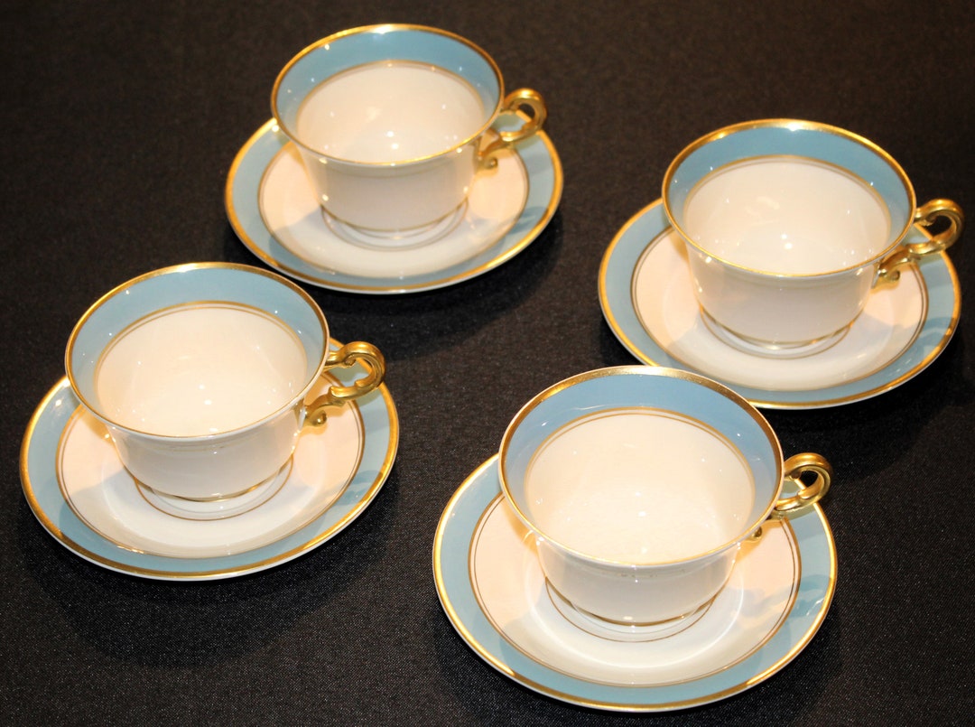 Syracuse China Edmonton Set of Four Cup & Saucer Sets Etsy