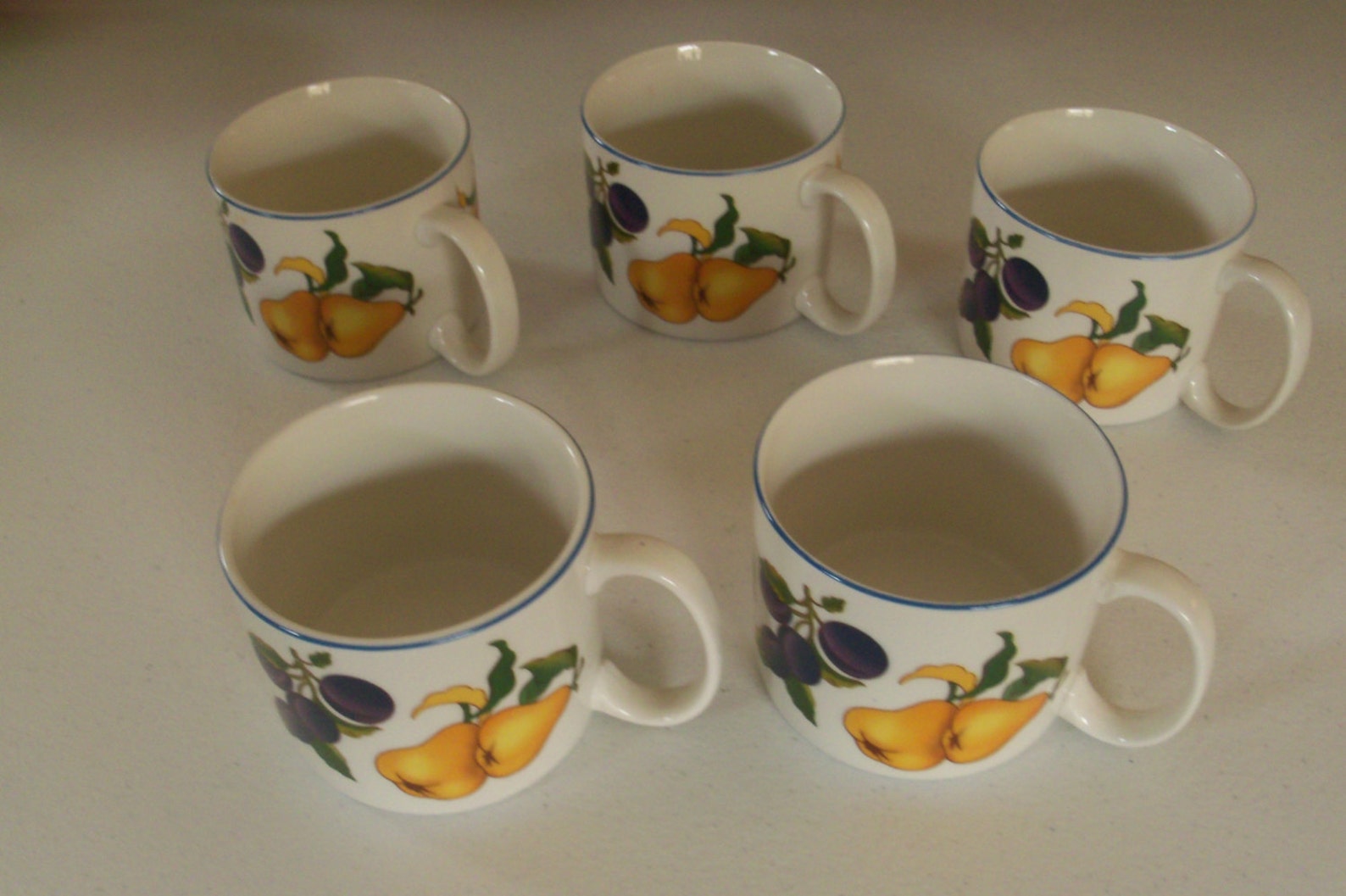 Tabletops Unlimited Essence Set of Five Souper Mugs Etsy
