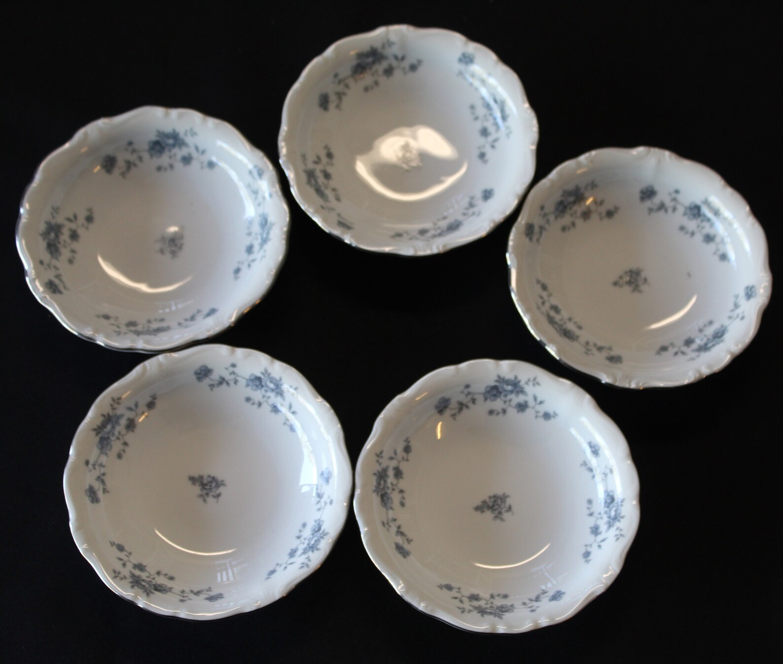 Traditions Johann Haviland Thailand Blue Garland Set of Five Etsy