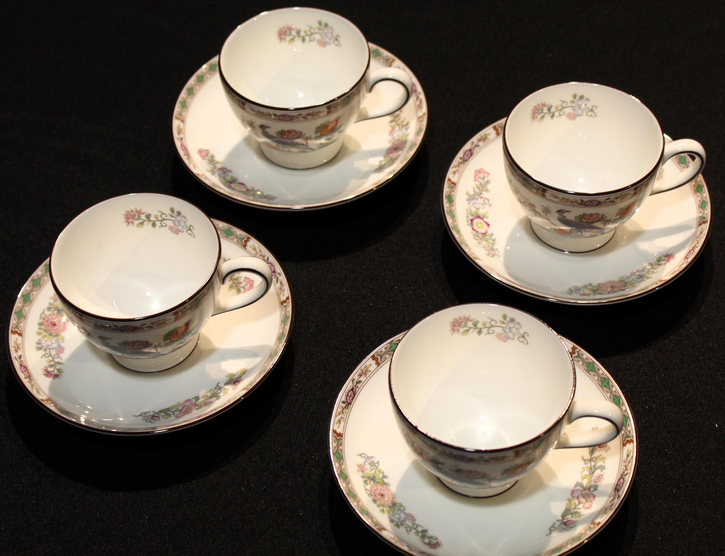Wedgwood Kutani Crane Dinner Set - Etsy