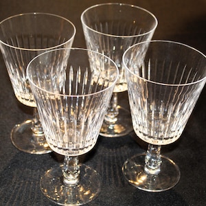 Royal Leerdam Royalty Set of Four Crystal Water Glasses