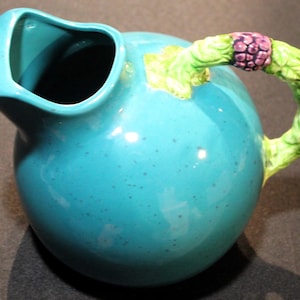 Dept. 56 Cheryl Johnson Vineyard Tilted Ball Pitcher