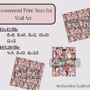 モン族の姉妹が一緒に - デジタルダウンロードアート、Maimee May Illustrations 画像 7