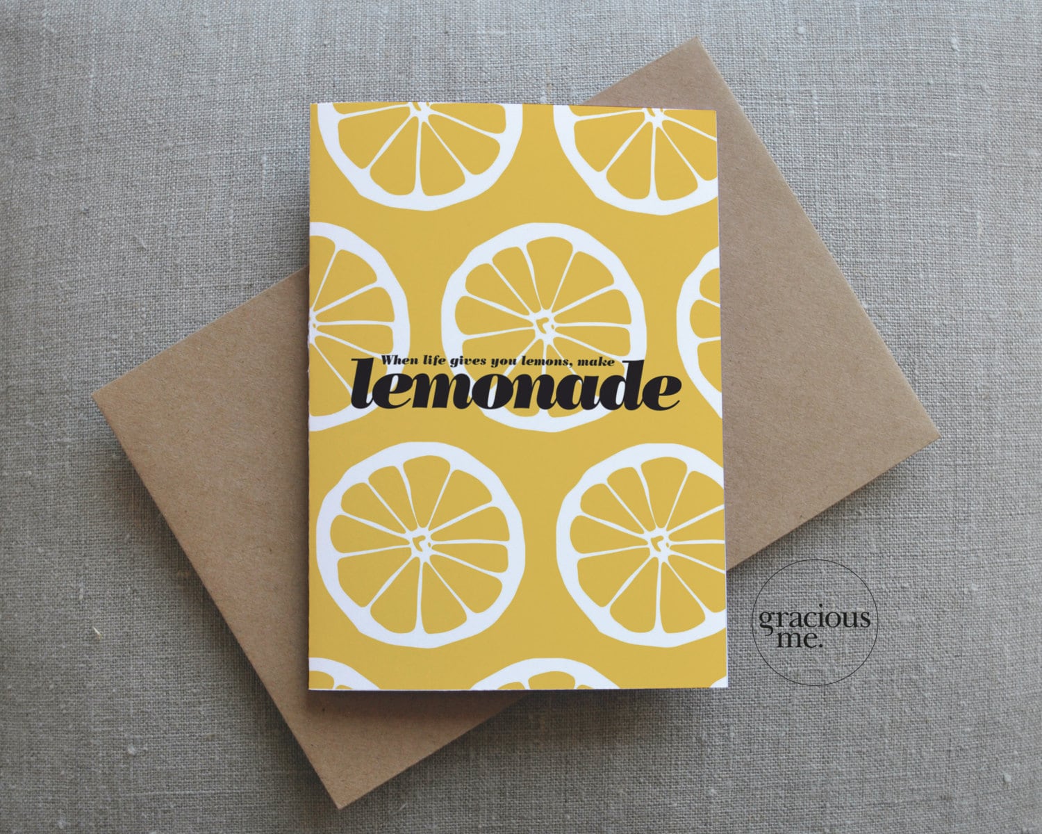Cheer up Card 'when Life Gives You Lemons' Card Etsy