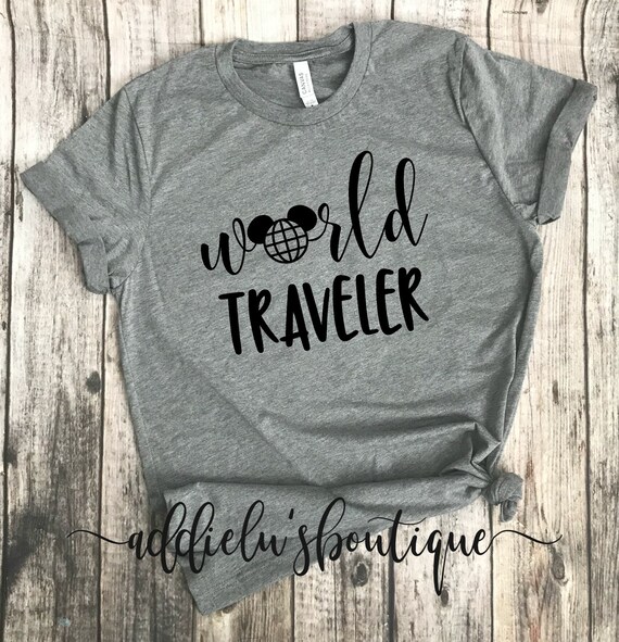 world traveler disney shirt