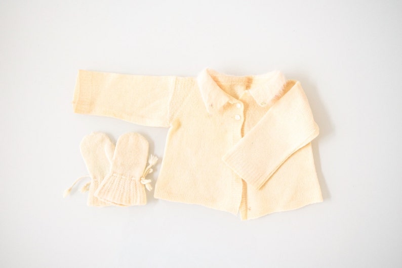 newborn sweater and mittens vintage baby sweater set baby sweater beautiful hand knit vintage baby sweater and mitten set baby mittens