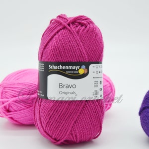 33, EUR /1kg BRAVO Schachenmayr all colors, 50g133 m, easy-care polyacrylic, for crocheting and knitting image 4