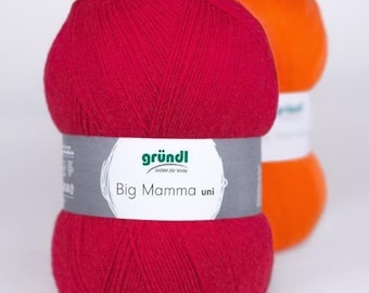 BIG MAMMA - 400g = 1040m, giant ball of yarn from Gründl, 100% polyacrylic, Öko-Tex certified yarn, for crocheting and knitting