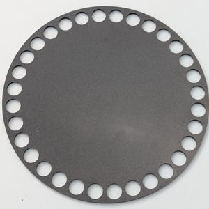 Kunststoffboden schwarz für Häkelkörbe in rund und quad. in versch. Größen, Basis für Korb, Holzplatte, Bodenplatte zum Häkeln, Böden