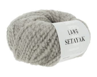 180,-/1kg + SETAYAK von Lang Yarns - in alle Farben, 50g=85m, Yak, Maulbeerseide und extrafeine Merinowolle, weich und kuschlig