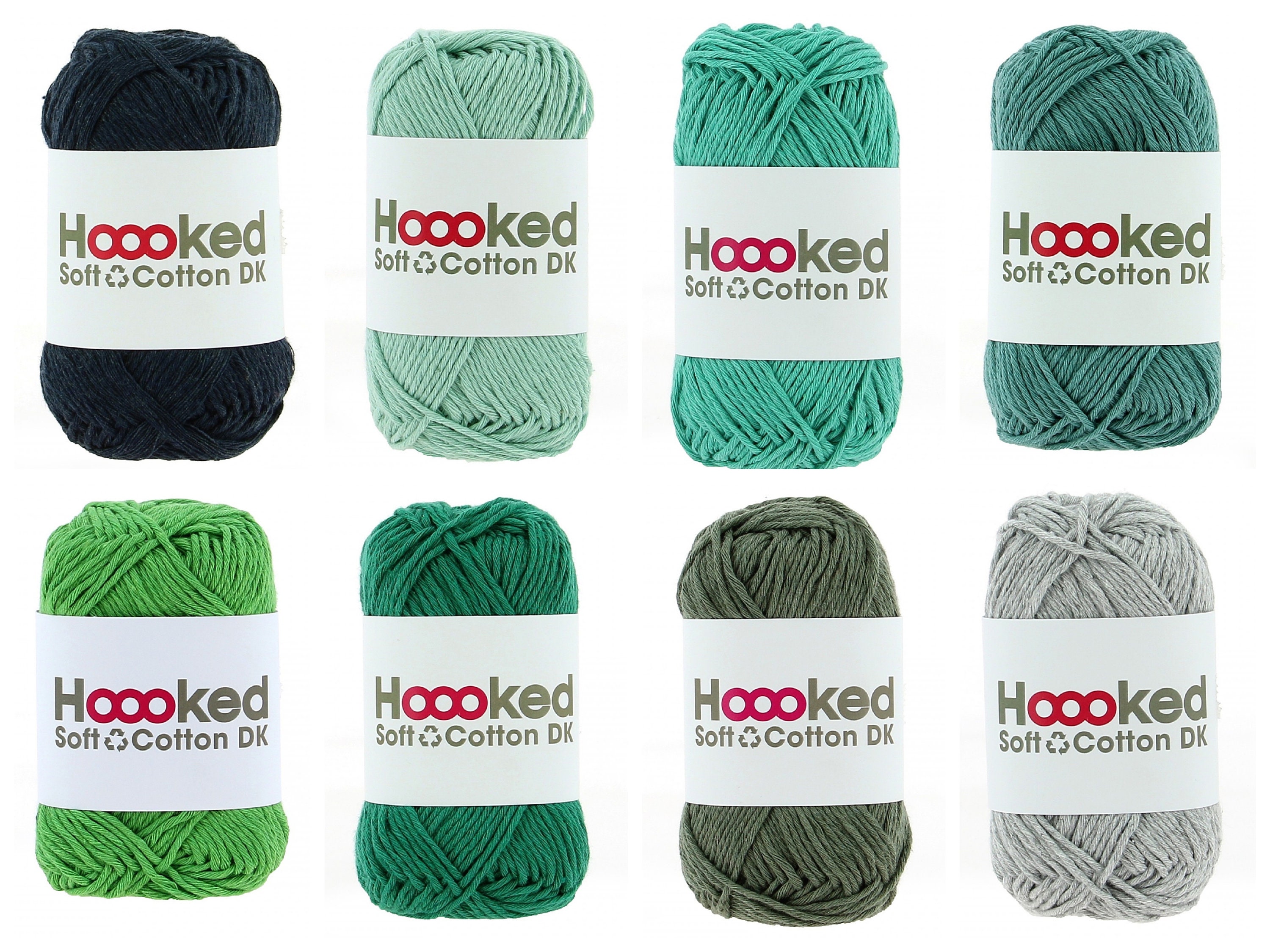 Hoooked Recycled DK Cotton is a sustainable and budget-friendly recycled cotton  yarn.