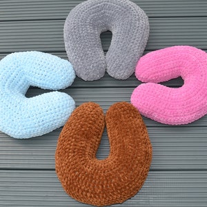 CROCHET PATTERN + BEAVER SQUIRREL + Neck Pillow Universal Instructions Neck Pillow Sleeping Pillow Instructions in German