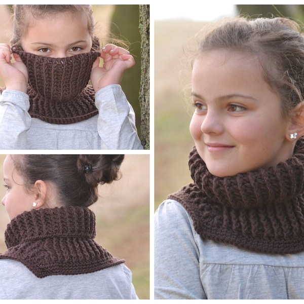 CROCHET INSTRUCTIONS + COZY + tube scarf, collar scarf, collar, turtleneck on any yarn and any size, instructions in German