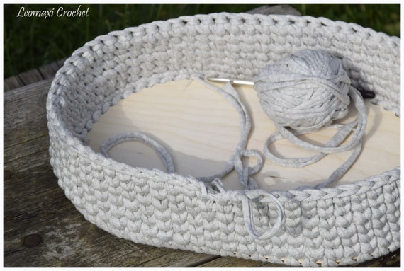 15x15cm Crochet Basket Base - Plywood Bottom For DIY Cotton Cord Basket Making