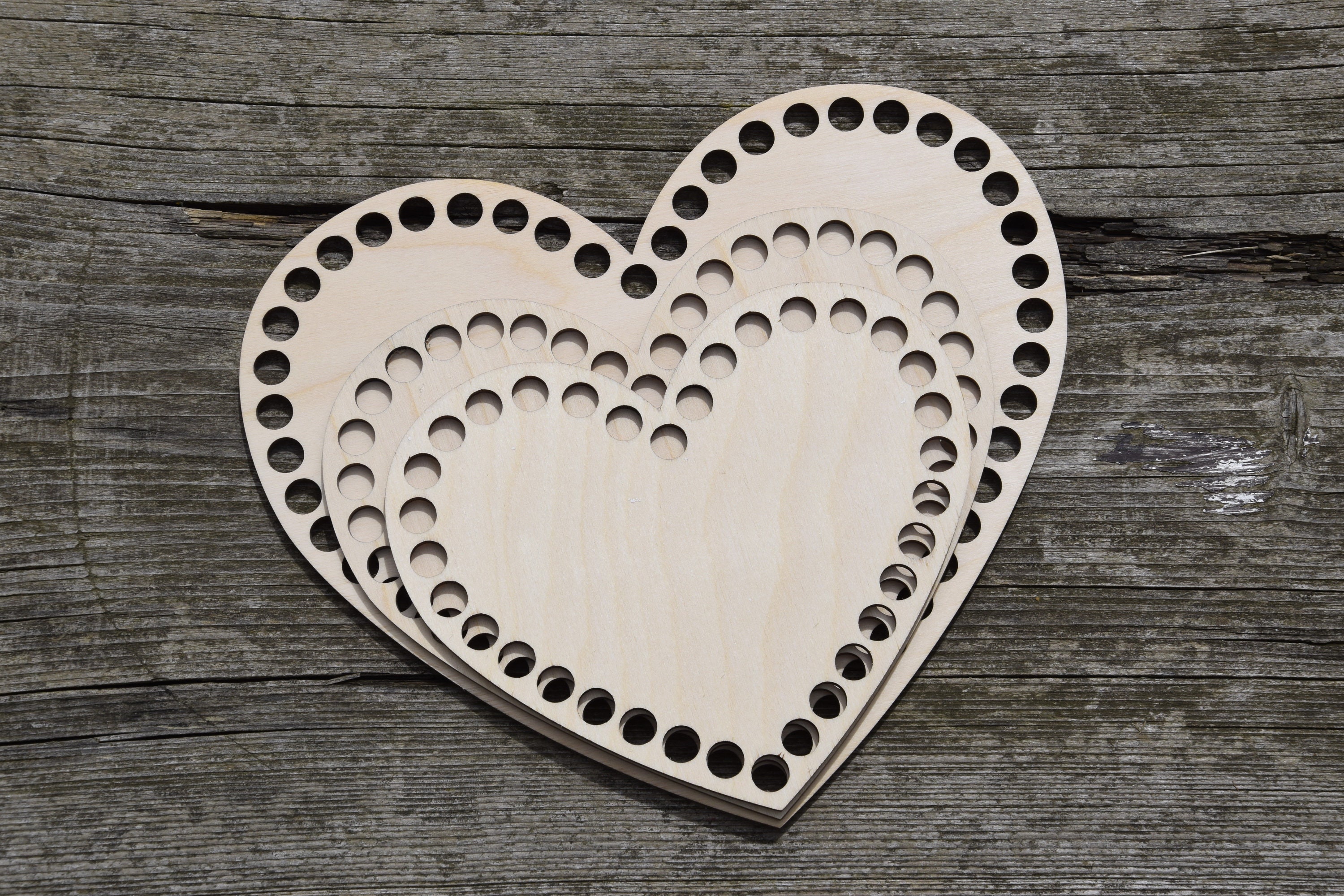 15x15cm Crochet Basket Base - Plywood Bottom For DIY Cotton Cord Basket Making