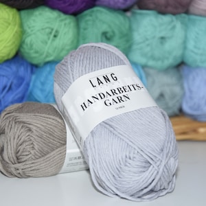 48,-/1kg + HANDGEMAAKT GAREN + van Lang Yarns - alle kleuren, 50g = 84 m, 100% katoen wasbaar op hoge temperaturen, Amigurum&gt;