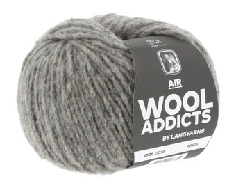 159,-/1kg + AIR  Wooladdicts von Langyarns  alle Farben, 50g=125m, Schurwoll-Polyamid filzfrei ausgerüstet, zum Häkeln und Stricken